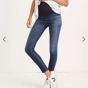 Madewell Maternity Over-the-belly Skinny Jeans in Danny Wash: TENCEL Denim